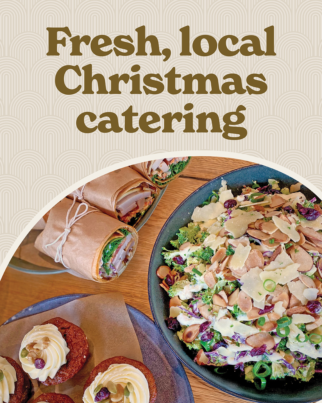 Fresh Local Christmas Catering from 101 Cafe at University of Waikato Tauranga Campus