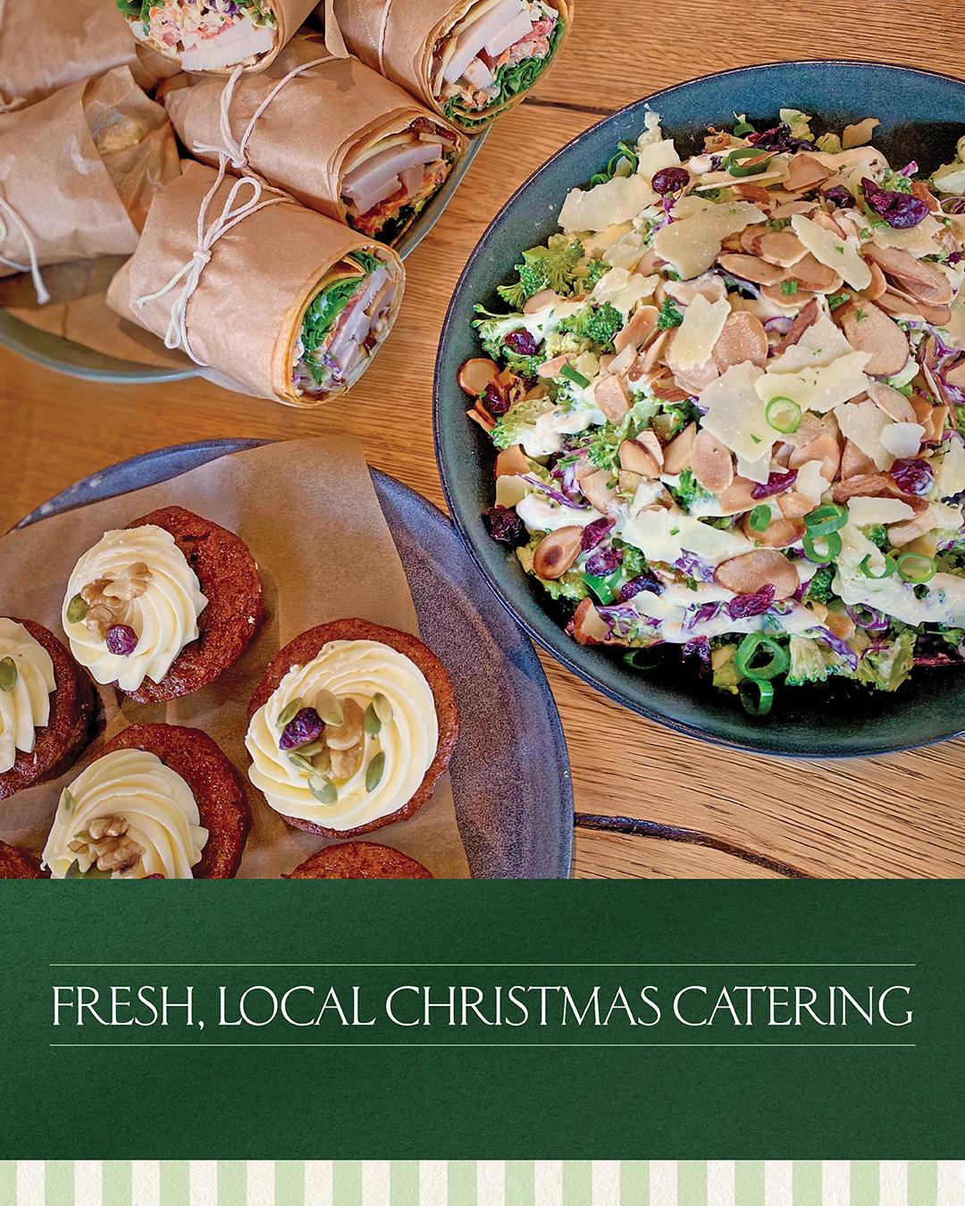 Fresh Local Christmas Catering by Market & Main at the Historic Village Tauranga